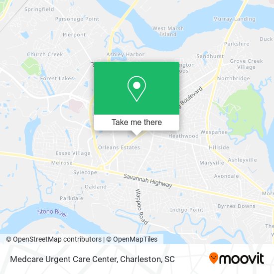 Medcare Urgent Care Center map