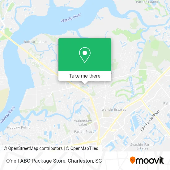 O'neil ABC Package Store map