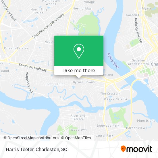 Harris Teeter map