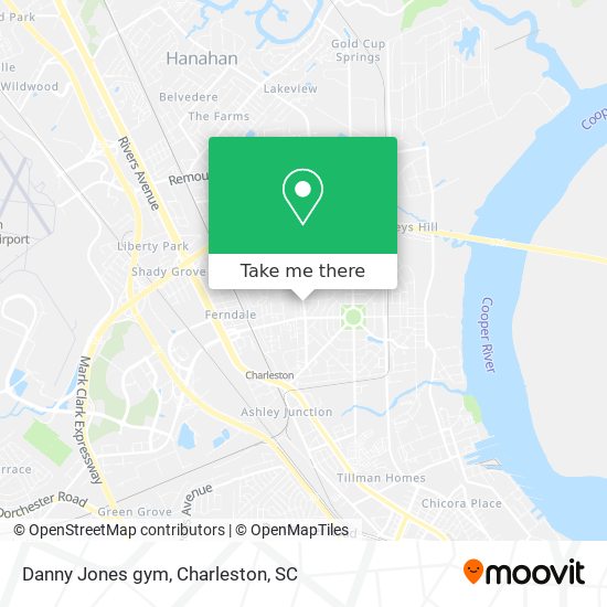 Danny Jones gym map