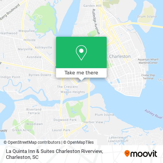 La Quinta Inn & Suites Charleston Riverview map