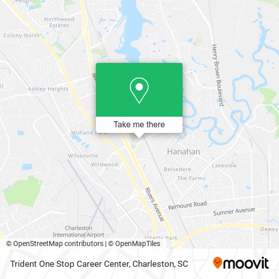 Mapa de Trident One Stop Career Center