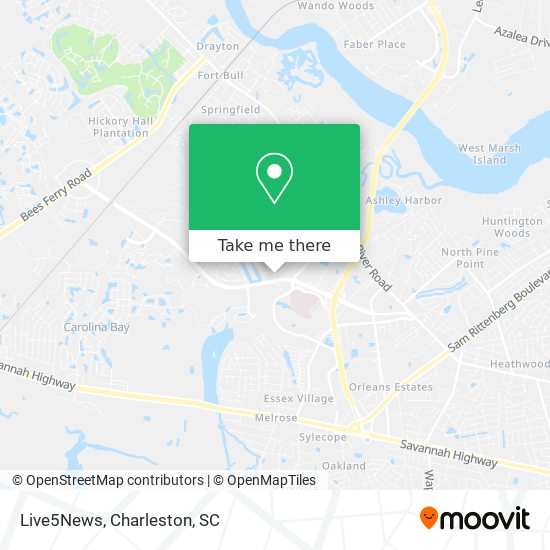 Live5News map