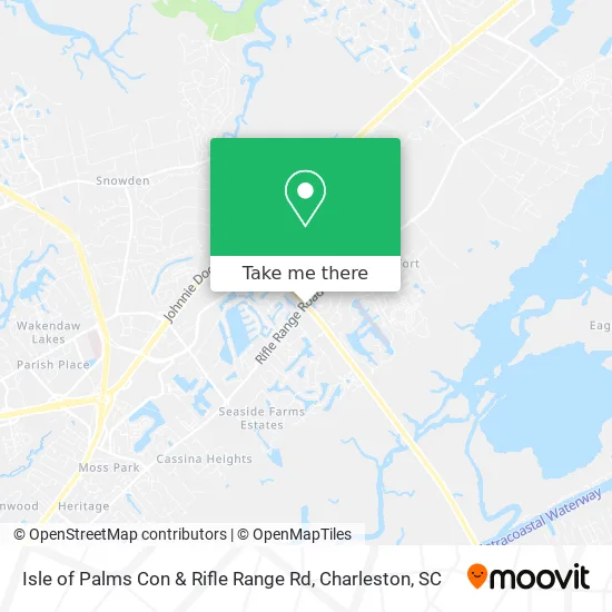 Isle of Palms Con & Rifle Range Rd map