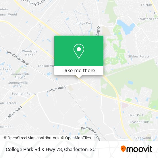 Mapa de College Park Rd & Hwy 78