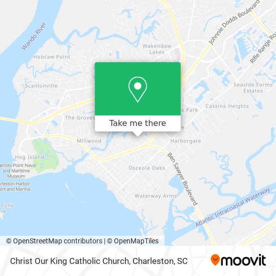 Mapa de Christ Our King Catholic Church