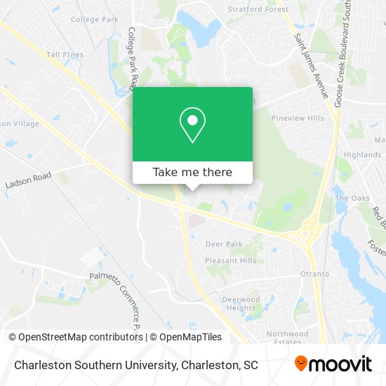 Mapa de Charleston Southern University