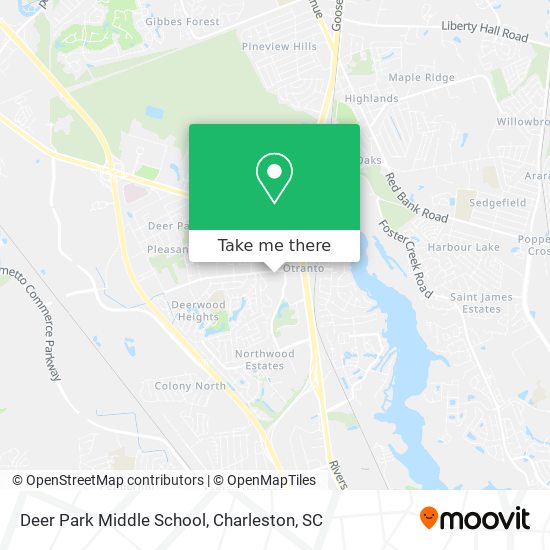 Mapa de Deer Park Middle School