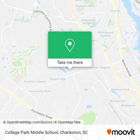 Mapa de College Park Middle School