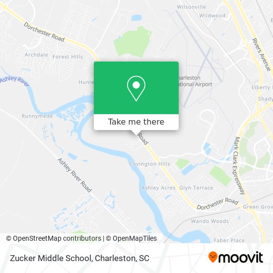 Mapa de Zucker Middle School
