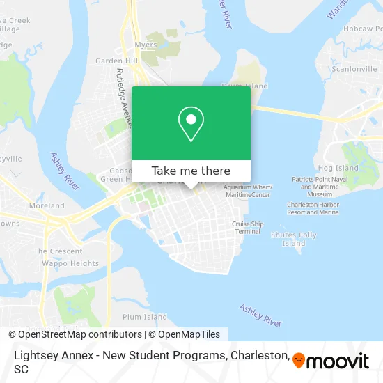 Lightsey Annex - New Student Programs map