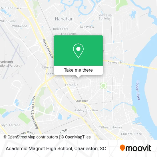 Academic Magnet High School map