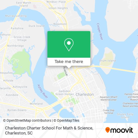 Mapa de Charleston Charter School For Math & Science
