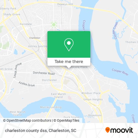 Mapa de charleston county dss