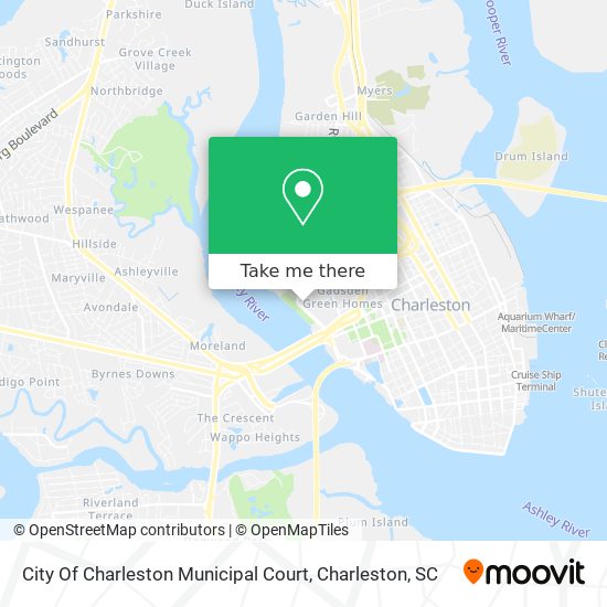 Mapa de City Of Charleston Municipal Court