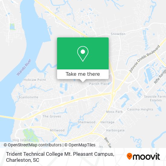 Trident Technical College Mt. Pleasant Campus map
