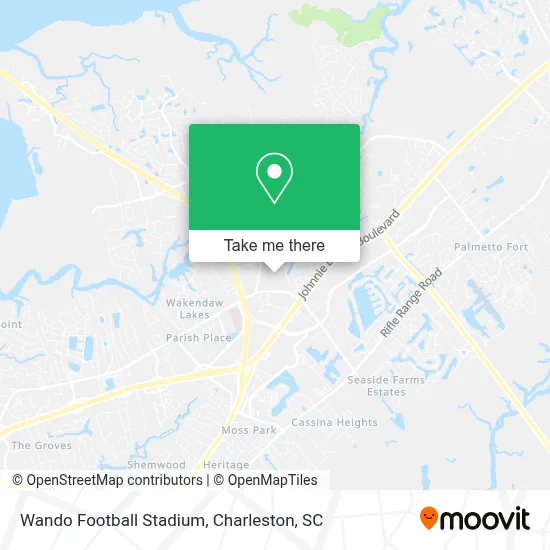 Wando Football Stadium map