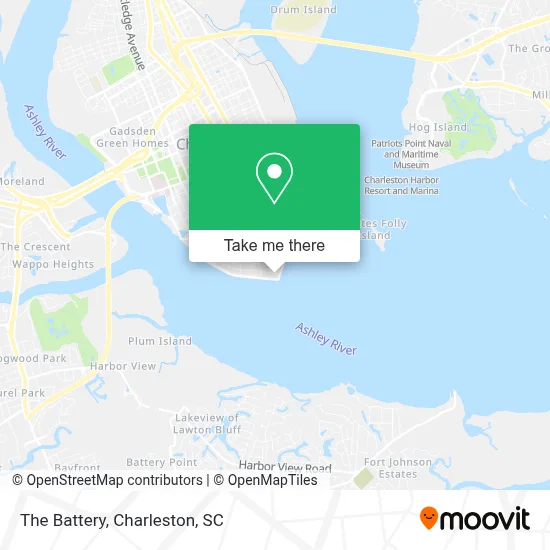 The Battery map