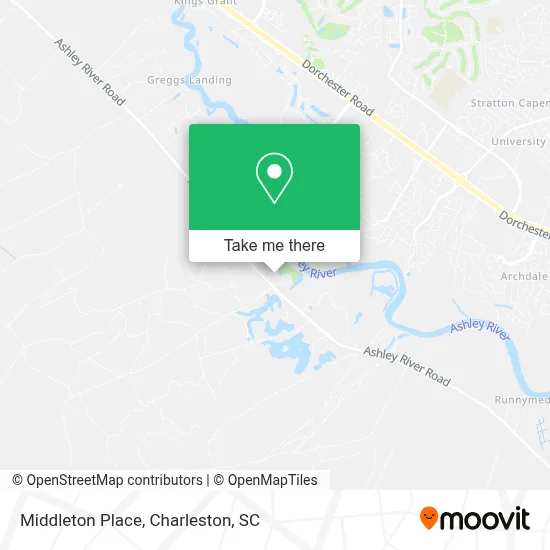 Middleton Place map