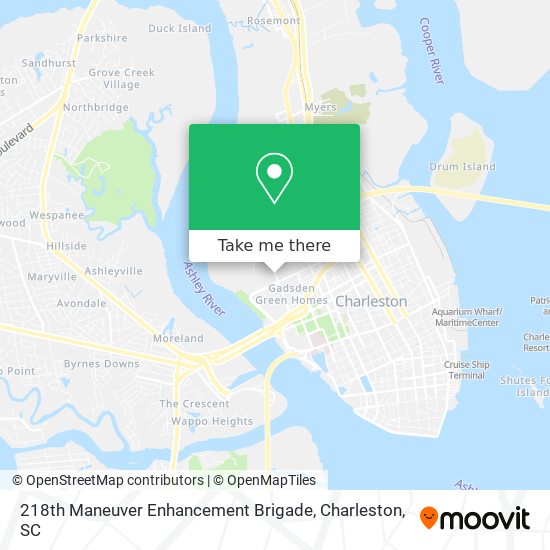 218th Maneuver Enhancement Brigade map