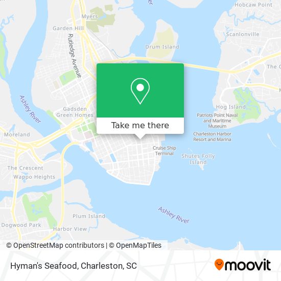 Mapa de Hyman's Seafood