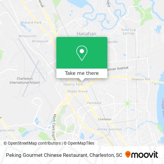 Mapa de Peking Gourmet Chinese Restaurant