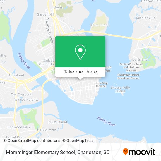 Memminger Elementary School map