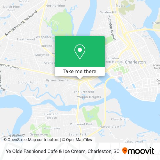 Ye Olde Fashioned Cafe & Ice Cream map