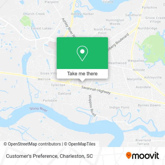 Customer's Preference map