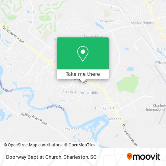 Doorway Baptist Church map