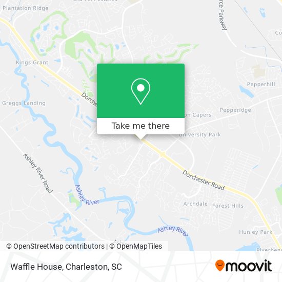 Waffle House map