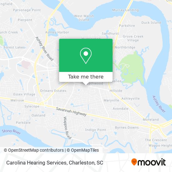 Mapa de Carolina Hearing Services