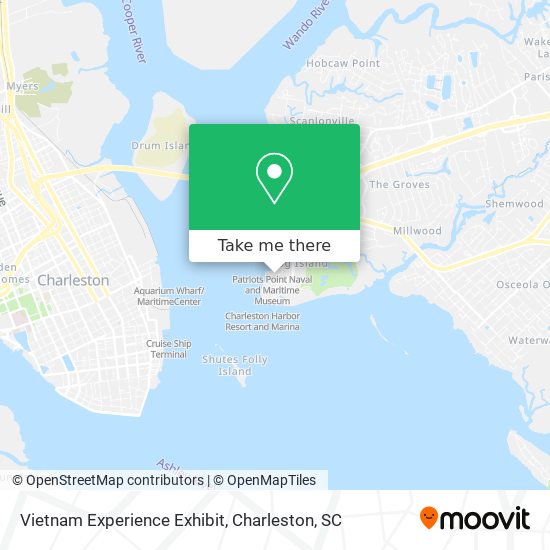 Vietnam Experience Exhibit map