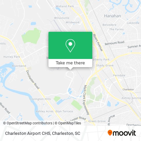 Mapa de Charleston Airport CHS
