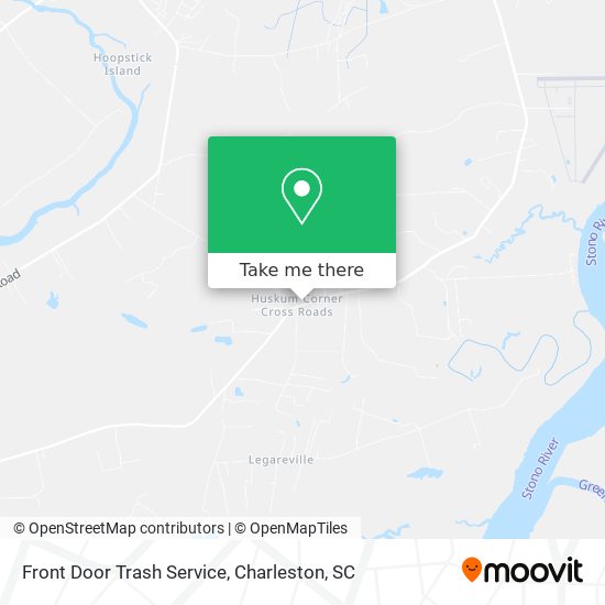 Front Door Trash Service map