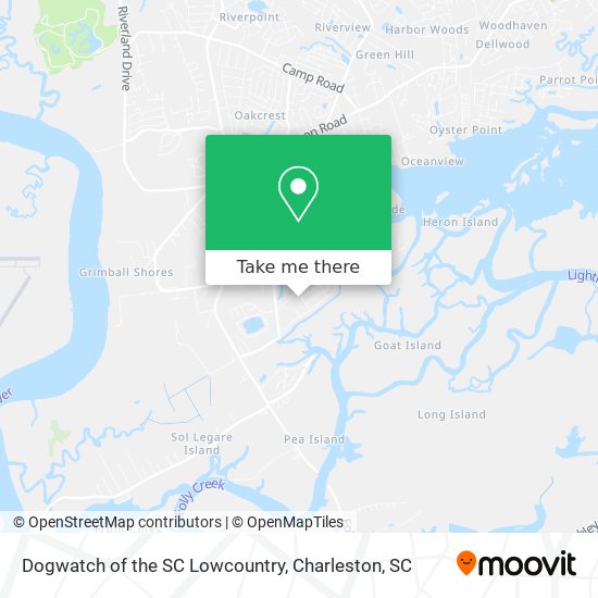 Dogwatch of the SC Lowcountry map