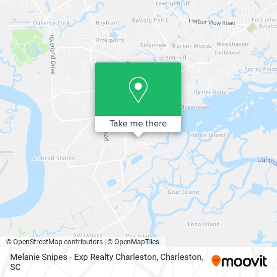 Melanie Snipes - Exp Realty Charleston map
