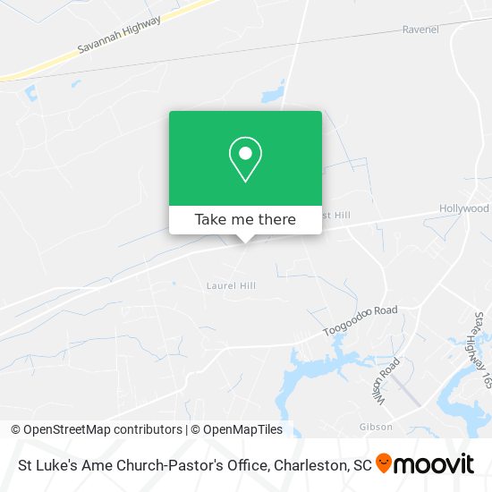 St Luke's Ame Church-Pastor's Office map