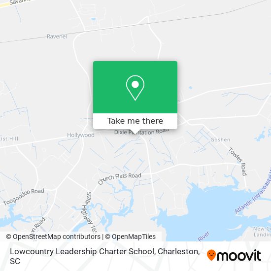 Mapa de Lowcountry Leadership Charter School