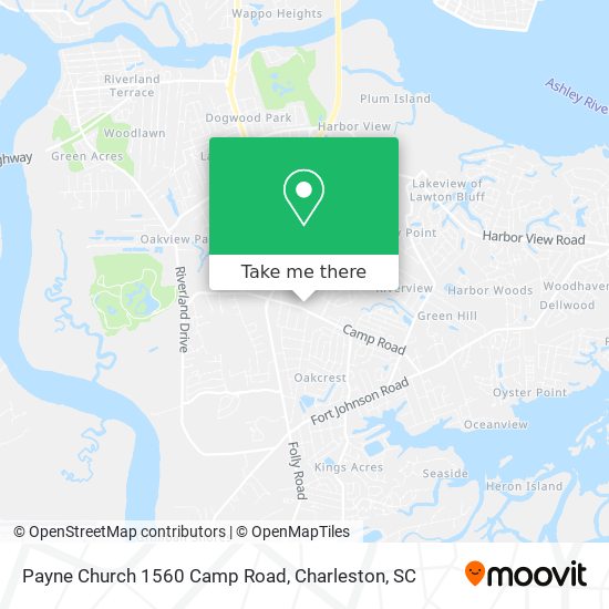 Mapa de Payne Church 1560 Camp Road