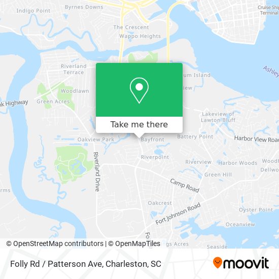 Folly Rd / Patterson Ave map