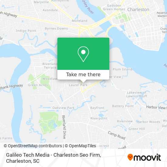 Galileo Tech Media - Charleston Seo Firm map