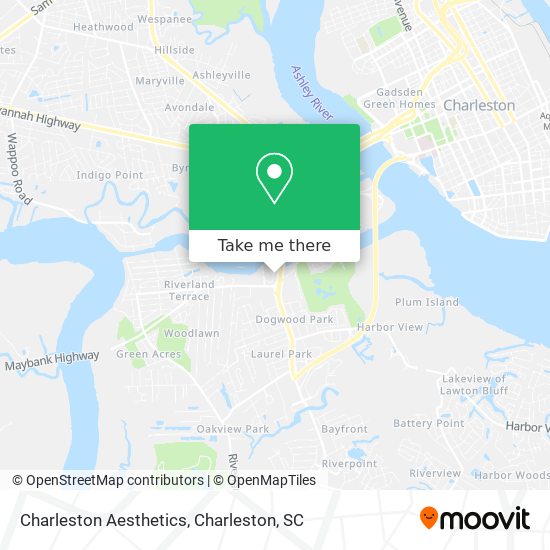 Charleston Aesthetics map