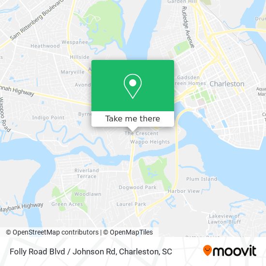 Folly Road Blvd / Johnson Rd map