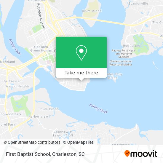 First Baptist School map