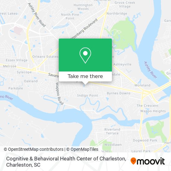 Cognitive & Behavioral Health Center of Charleston map