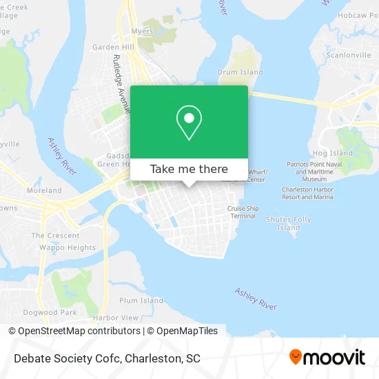 Debate Society Cofc map