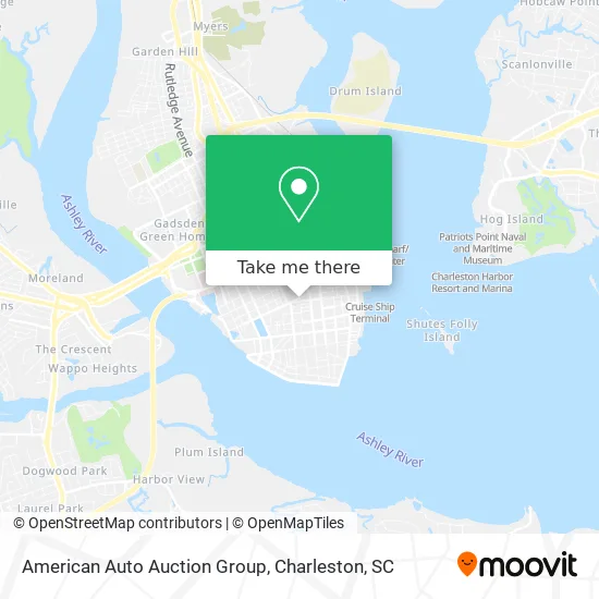 American Auto Auction Group map