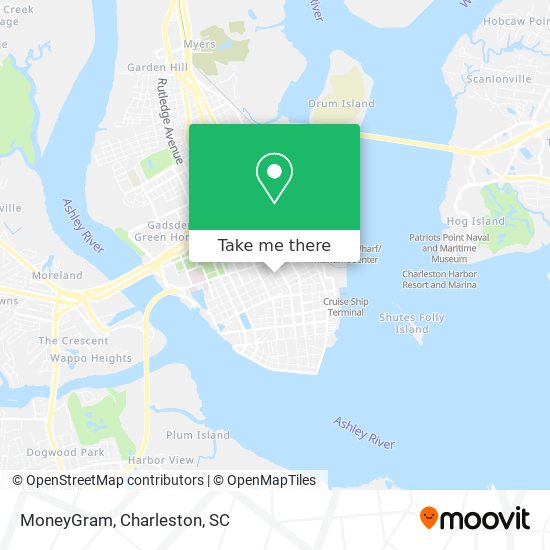 MoneyGram map