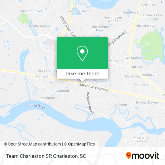 Team Charleston SP map